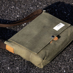 Cool Canvas Mens 11‘’ 13‘’ Mac Pro Air Side Bag Shoulder Bag Messenger Bag for Men - iwalletsmen