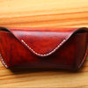 Handmade Mens Cool Leather Glasses Case Glasses Box Glasses Holder Eyeglass Case - iwalletsmen