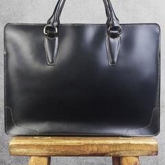 Handmade Leather Mens Cool Messenger Bag Briefcase Chest Bag Bike Bag Cycling Bag for men