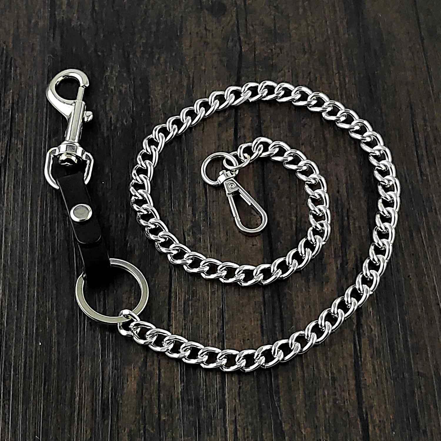 Hook Silver Punk Pants Chain Fashion Wallet Chain Biker Waist Wallet Chain For Men - iwalletsmen