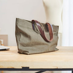 Mens Canvas Cool Tote Bag Canvas Handbag Canvas Tote for Men Women - iwalletsmen