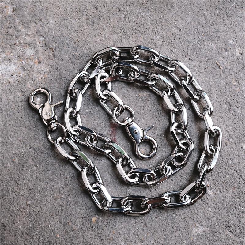 Badass Silver Mens Wallet CHain Pants Chain Silver Jeans Chain Jean Chain Biker Wallet Chain For Men - iwalletsmen