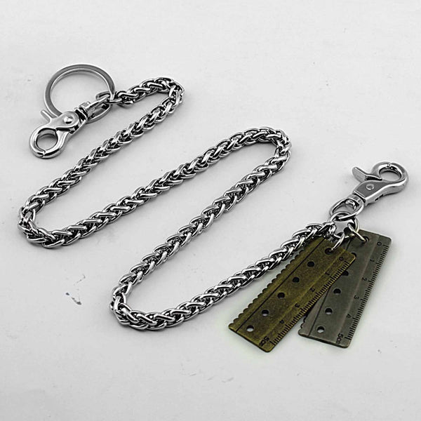 Cool Ruler Key chain Long Wallet Chain Pants Chain Jeans Chain Jean Chains Wallet Chain For Men - iwalletsmen