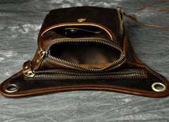 Leather Belt Pouch for Men Leg Drop Bags waist BAGs Shoulder Bag For Men - iwalletsmen