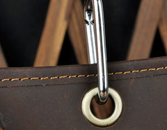 Cool Leather Utility Drop Leg Bag Belt Pouch Mens Waist Bag Shoulder Bag for Men - iwalletsmen
