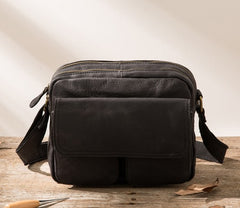 Cool Small Leather Mens Messengers Bag Shoulder Bag for Men - iwalletsmen