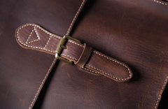 Handmade Leather Mens Cool Backpack Sling Bag Large Travel Bag Hiking Bag for men