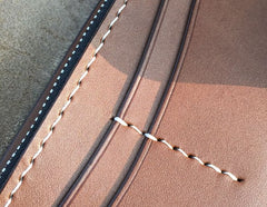 Handmade Leather Biker Wallet Mens Cool Chain Wallet Trucker Wallet with Chain