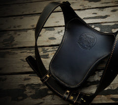 Leather Belt Pouch Mens Small Cases Waist Bag Hip Pack Belt Bag Fanny Pack Bumbag for Men