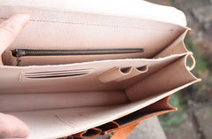 Cool Handmade Leather Mens Messenger Bag Briefcase School Bag for men - iwalletsmen