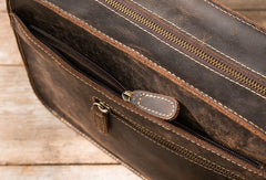 Cool Leather Mens Small Messenger Bags Shoulder Bag  for Men - iwalletsmen