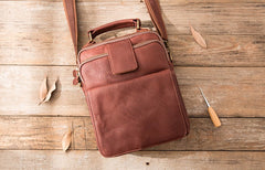 Cool Leather Mens Small Shoulder Bags Messengers Bag for Men - iwalletsmen