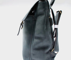 Leather Coffee Mens Backpack Cool Travel Backpacks Laptop Backpack for men - iwalletsmen