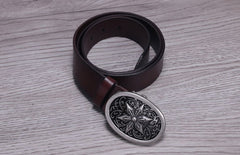Handmade Genuine Custom Leather Mens Leather Men Brown Black Belt for Men