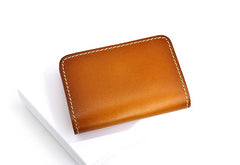 Cool Leather Mens Card Wallet Front Pocket Wallets Small Change Wallet for Men - iwalletsmen