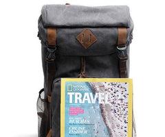 Cool Waxed Canvas Mens Hiking Backpacks Canvas Travel Backpack for Men - iwalletsmen