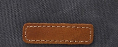 Cool Canvas Leather Mens Wristlet Bag Vintage Clutch Zipper Bag for Men - iwalletsmen