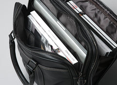 Handmade Leather Mens Cool Messenger Bag Work Bag Business Bag Briefcase Bag for men