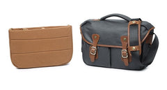 Mens Canvas Camera Messenger Bags Side Bag Courier Bag Camera Shoulder Bag for Men - iwalletsmen