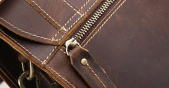 Cool Leather Mens Briefcase Messenger Bag Shoulder Bag Satchel Backpack for men - iwalletsmen