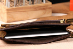 Vintage Leather Mens Zipper Wristlet Wallet Clutch Wallets for Men - iwalletsmen