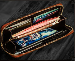 Handmade Leather Ucchusma Mens Chain Biker Wallet Cool Leather Wallet With Chain Wallets for Men