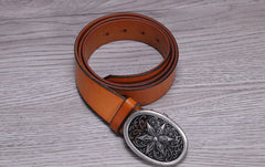 Handmade Genuine Custom Leather Mens Leather Men Brown Black Belt for Men