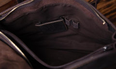 Genuine Leather Mens Cool Messenger Bag Briefcase Work Bag Business Bag for men