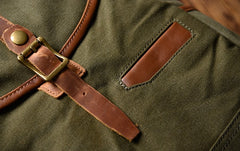 Canvas Mens Cool Backpack Bag Sling Bag Large Travel Bag Hiking Bag for Men
