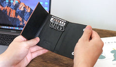 Leather Mens Key Wallet Car Keys Holder Cool Car Keys Case for Men - iwalletsmen