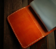 wallets and card cases Brown Leather Wallet for Credit Cards Handmade Leather Card Wallets Mens Leather Card Wallet