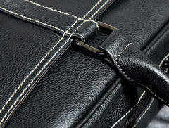 Handmade Leather Mens Cool Messenger Bag Work Bag Business Bag Briefcase Bag for men