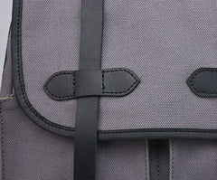 Mens Canvas Leather Backpacks Canvas Travel Backpack Canvas School Backpack for Men - iwalletsmen
