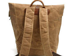 Badass Canvas Mens Travel Backpack Canvas School Backpack Laptop Backpack for Men - iwalletsmen