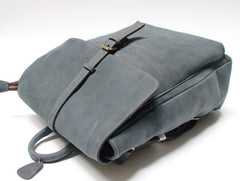 Leather Coffee Mens Backpack Cool Travel Backpacks Laptop Backpack for men - iwalletsmen