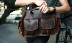Cool Leather Mens Large Travel Bags Handbag Shoulder Bags for men - iwalletsmen