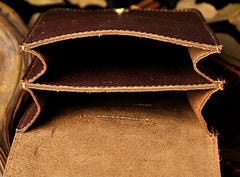 Small Leather Belt Pouch Mens Holsters Belt Cases Cell Phone Waist Pouch for Men - iwalletsmen