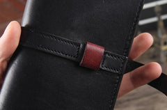 Handmade Leather Mens Cool Wallet Long Leather Wallet Phone Wallet for Men