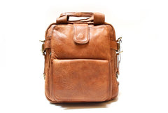 Cool Leather Mens Small Handbag Messenger Bag Shoulder Bag for men - iwalletsmen