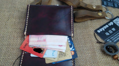 Leather Mens Front Pocket Bifold Small Wallets Card Wallet for Men - iwalletsmen