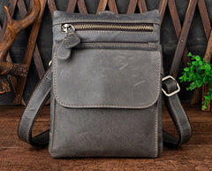 Vintage Mens Leather Belt Pouch Holster Side Bag Belt Case Waist Pouch for Men - iwalletsmen