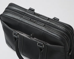 Handmade Leather Mens Cool Messenger Bag Work Bag Business Bag Briefcase Bag for men