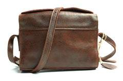 Cool Leather Mens Small Messenger Bag Shoulder Bag for men - iwalletsmen