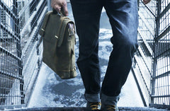 Vintage Mens Leather Briefcase Handbag Shoulder Bag Backpack for men - iwalletsmen