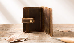 Leather Mens Card Holder Slim Front Pocket Wallets Card Wallet for Men - iwalletsmen