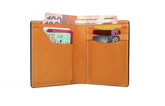 Cool Leather Mens Small Wallets Front Pocket Wallet Slim Wallet for Men - iwalletsmen