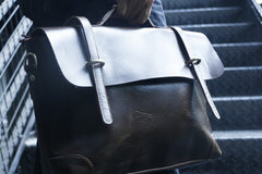 Cool Leather Mens Briefcase Messenger Bags Handbag Shoulder Bag for men - iwalletsmen