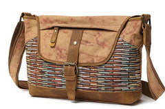 Mens Canvas Rustic Side Bag Messenger Bag Camera Courier Bag Shoulder Bag for Men - iwalletsmen