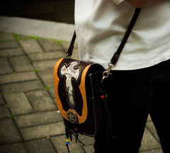 Leather Belt Pouch Mens Small Cases Waist Bag Hip Pack Belt Bag Fanny Pack Bumbag for Men