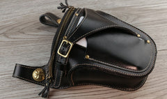Leather Belt Pouch Mens Small Cases Waist Bag Hip Pack Belt Bag Fanny Pack Bumbag for Men